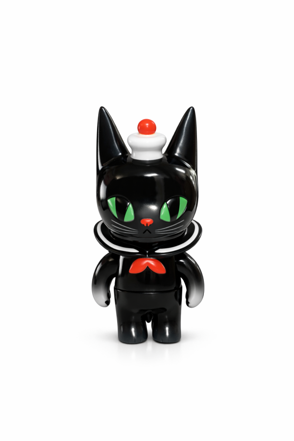 黒ねこ意匠《貓咪夥伴》軟膠收藏公仔｜Kuroneko Design Black Cat Series 黒ねこ意匠, kuroneko_design, 軟膠公仔, 貓咪收藏, 設計師玩具, 日本設計商品, 黑貓角色, 貓咪造型玩具, Vinyl Toy, Designer Toy, 收藏擺飾, 日本軟膠, 公仔系列, 設計公仔, 藝術玩具配件