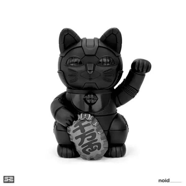 noid｜機械招き猫 Black Edition noid, noid design, 機械招き猫, 機械招財貓, 機械招き猫 Black Edition, Mecha Maneki Neko, Mecha Maneki Neko Black Edition, Black Edition, 黑色招財貓, 黑色公仔, 黑色系玩具, 招財貓, 招き猫, Maneki Neko, 招財貓公仔, 機械貓, 機械公仔, 設計師玩具, 藝術玩具, 潮流玩具,