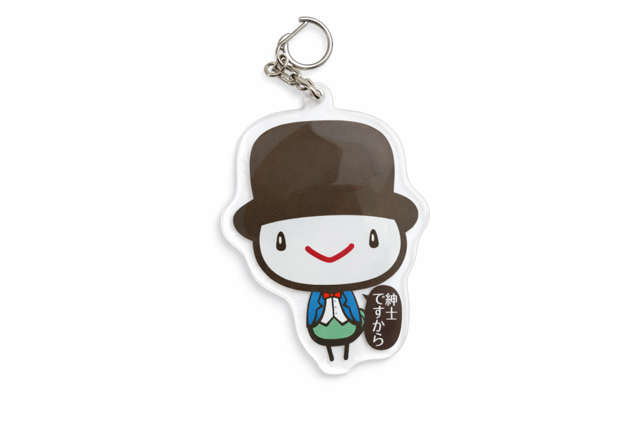 Yasuaki 插畫鑰匙圈｜紳士帽小人物 Yasuaki, ヤスアキ, 插畫鑰匙圈, 鑰匙扣, 角色鑰匙圈, 日系插畫, 可愛小物, 隨身配件, 插畫周邊, 禮物推薦
