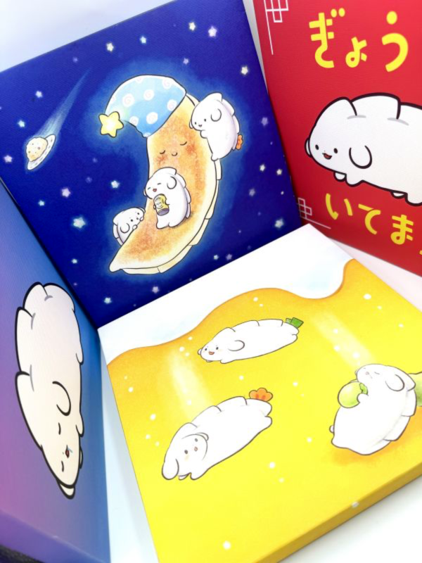 餃子のちゃおさん｜療癒餃子插畫小畫布 日本插畫, 餃子, 餃子角色, 療癒插畫, 日系可愛, 插畫畫布, 居家擺飾, 桌上小物, 送禮推薦