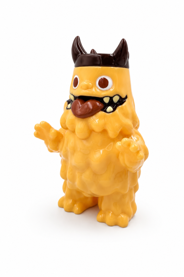 布丁拉 PUDINRA｜(眼睛隨機）sofubi 布丁拉, PUDINRA, SWEETY GUM, kwokinworkshop, 設計師公仔, 原創玩具, 藝術玩具, 收藏公仔, 桌上擺飾, 怪可愛