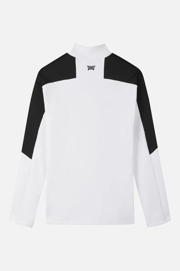 【 PXG XL現貨 】男款刷毛高領上衣 白 