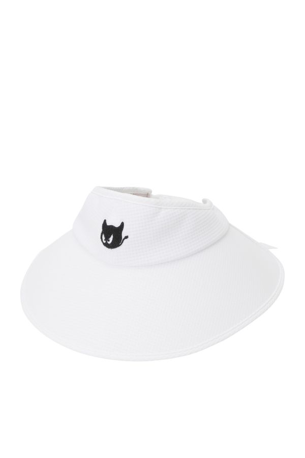 【 WAAC 現貨】女款寬版空頂帽 白 