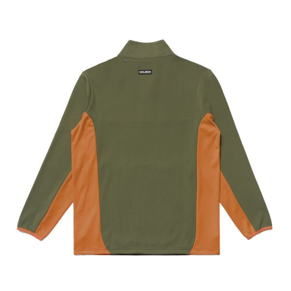 【 MALBON 】男款跳色機能上衣 綠色 