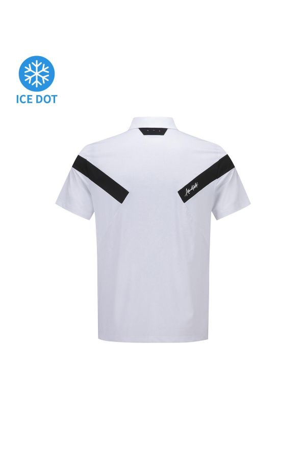 【 ANEW M現貨】男款涼感POLO衫 白 