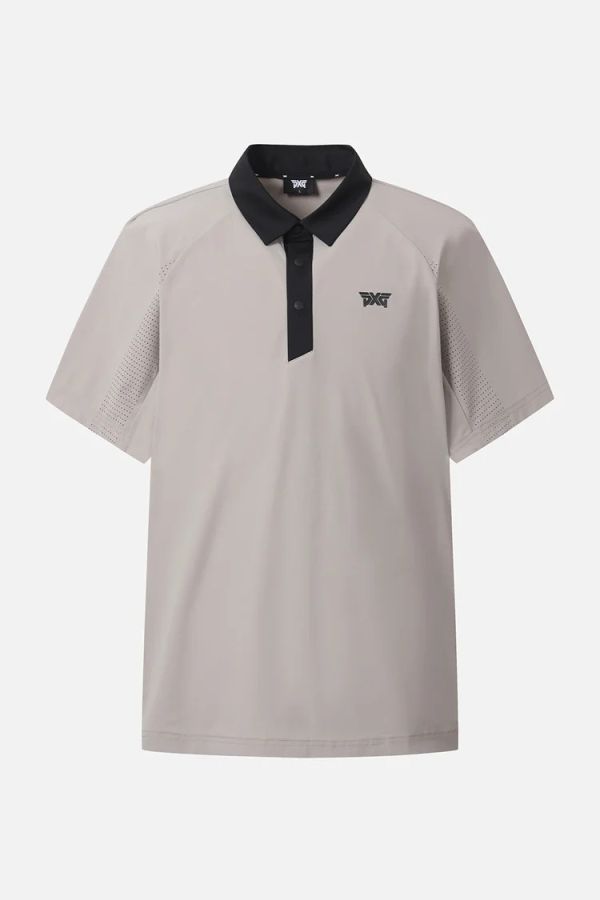 【 PXG 】男款透氣POLO衫 卡其 