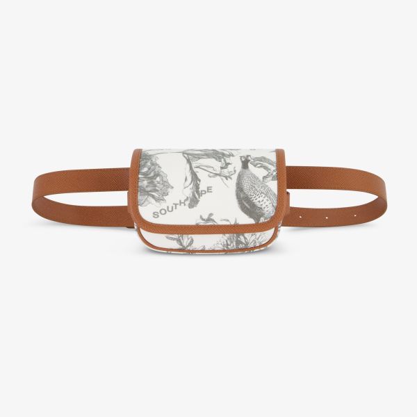 【 SOUTHCAPE 】女款Blossom兩用腰包 棕 