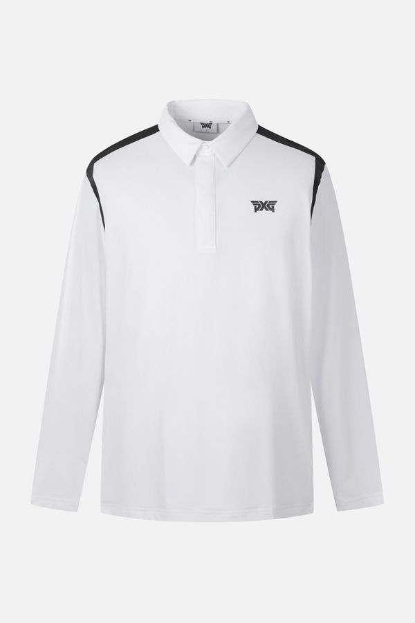 【 PXG 】男款夏季涼感POLO衫 白 