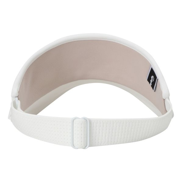 【 TaylorMade 】女款反光空頂遮陽帽 白 