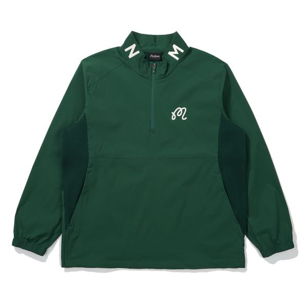 【 MALBON 】男款機能拼接上衣 綠色 