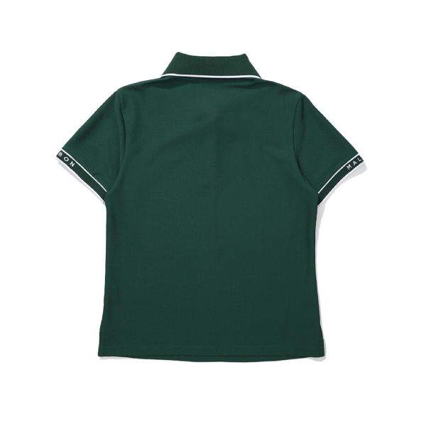 【 MALBON XS現貨 】女款翻領POLO衫 綠 