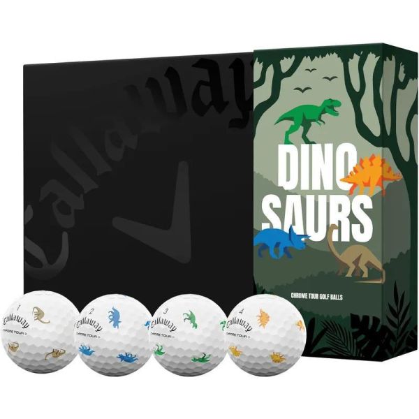 【 Callaway 現貨 】Chrome Tour Truvis 恐龍限定高爾夫球 12入 