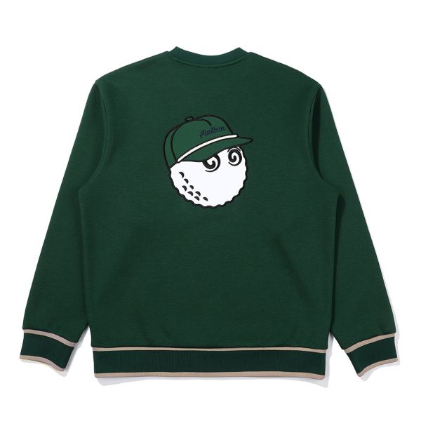 【 MALBON 零碼出清 】男款圓領上衣 綠色 