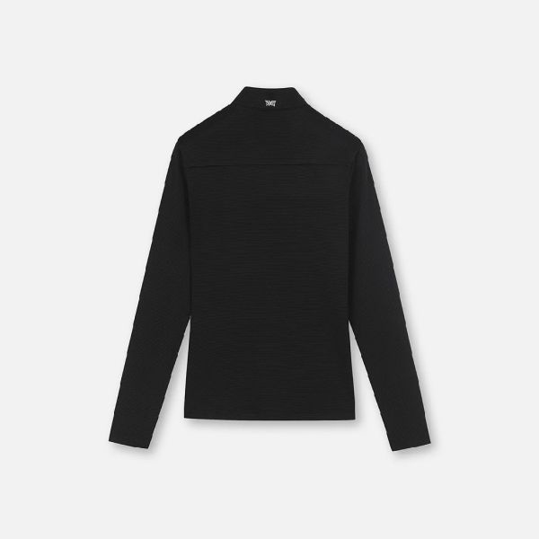 【 PXG 】女款高領拉鍊上衣 黑 