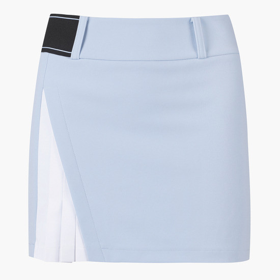 【 DESCENTE 61.64.67現貨 】百褶H型短裙 藍 