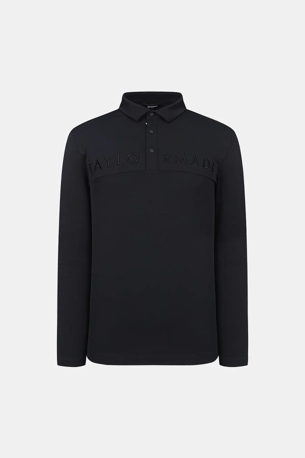 【 TaylorMade 100現貨 】男款刺繡POLO衫 黑 