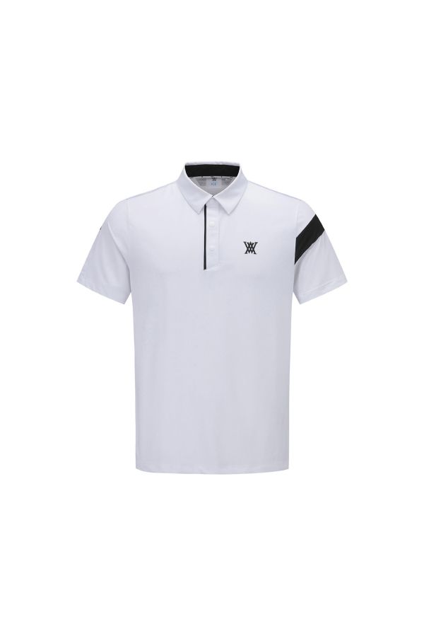 【 ANEW M現貨】男款涼感POLO衫 白 