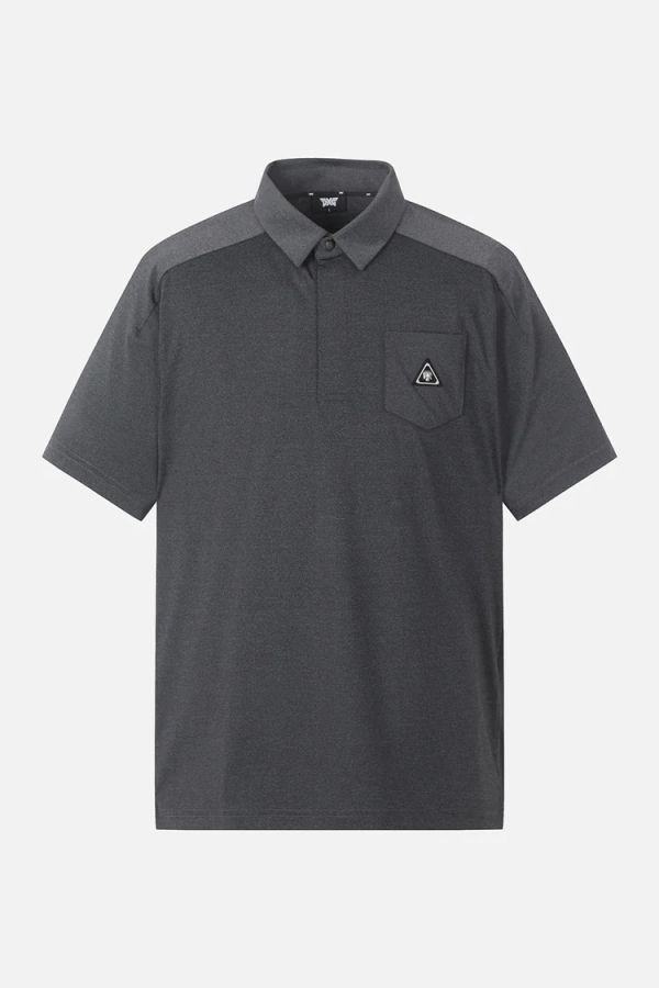 【 PXG 】男款骷髏頭速乾POLO衫 黑 