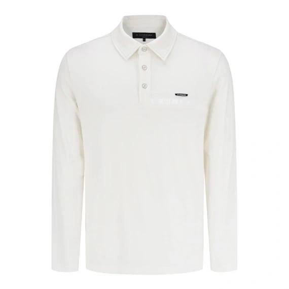 【 St ANDREWS 】男款秋冬POLO衫 白色 