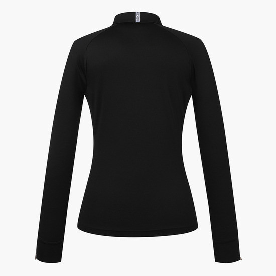 【 DESCENTE 80.85.90現貨 】女款POLO衫 黑 