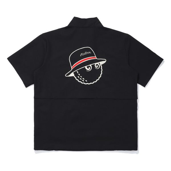 【 MALBON 】男款輕量透氣上衣 黑色 