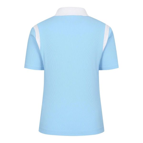 【 TaylorMade 】女款V字翻領上衣 藍 