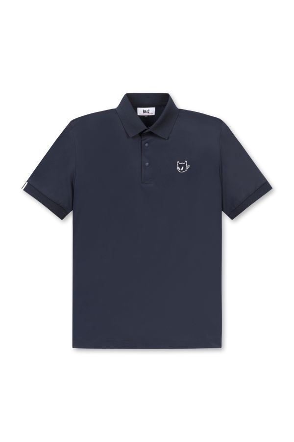【 WAAC L現貨 】男款高爾夫小LOGO POLO衫 深藍 