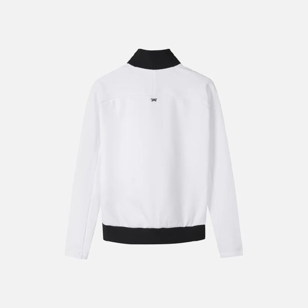 【 PXG XS現貨 】女款刷毛拉鍊上衣 白 