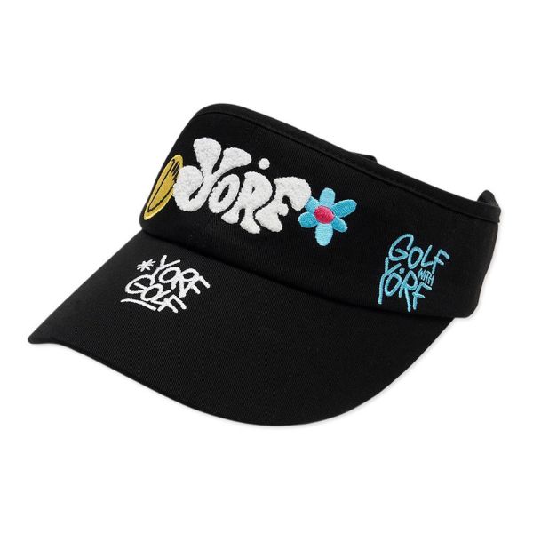 【 YORF 現貨 】女款空頂帽 黑（含球座） 