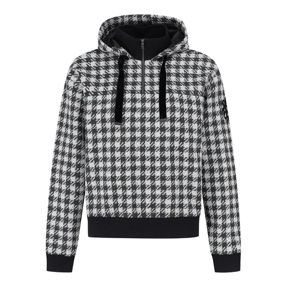 【 St ANDREWS 】女款羊毛防風連帽上衣 黑色 