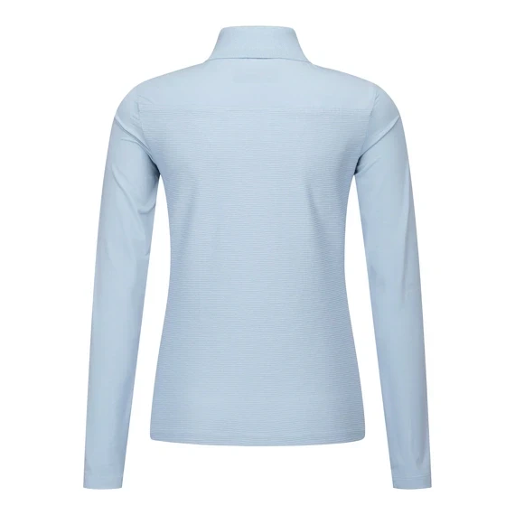 【 St ANDREWS 】女款拼接POLO衫 藍色 