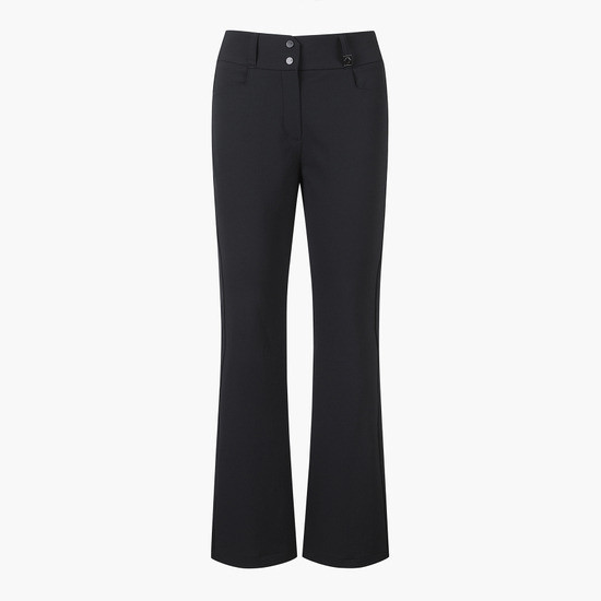 【 DESCENTE 61.64.67現貨 】女款高爾夫喇叭褲 黑 