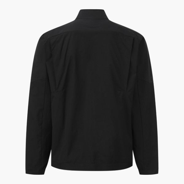 【 DESCENTE 】男款拼接防風外套 黑 