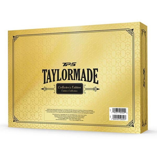 【 TaylorMade 現貨 】TP5 金色典藏版 高爾夫球 