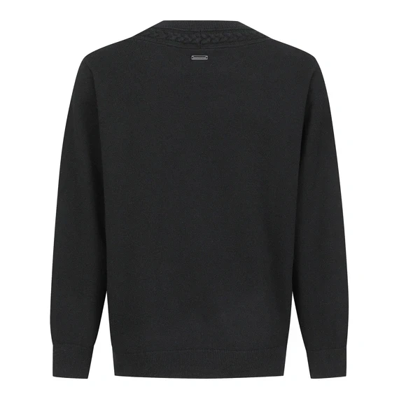 【 St ANDREWS 】男款羊毛針織上衣 黑色 