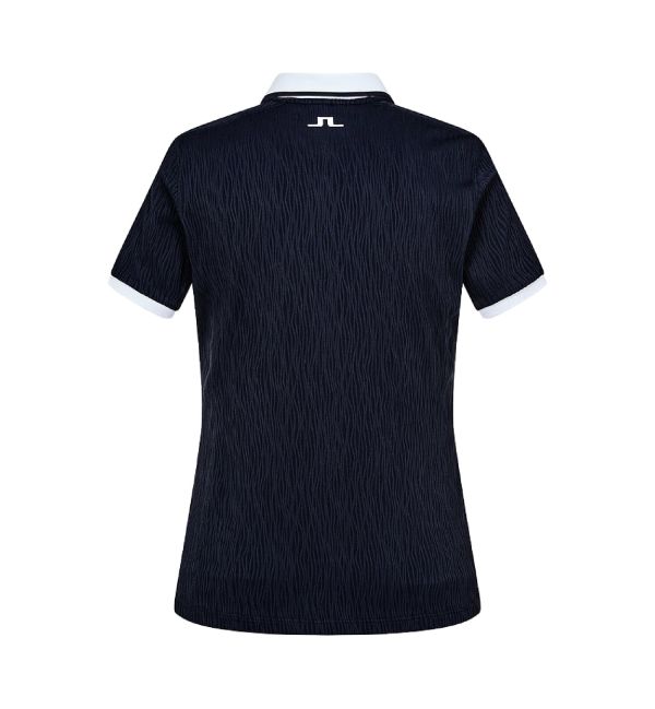 【 JL  S現貨 】女款涼感拉鍊POLO衫 藍 