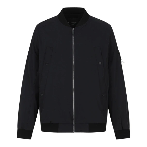 【 St ANDREWS 】男款教練外套 黑色 