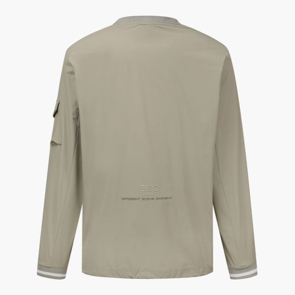 【 DESCENTE 】男款尼龍上衣 卡其 