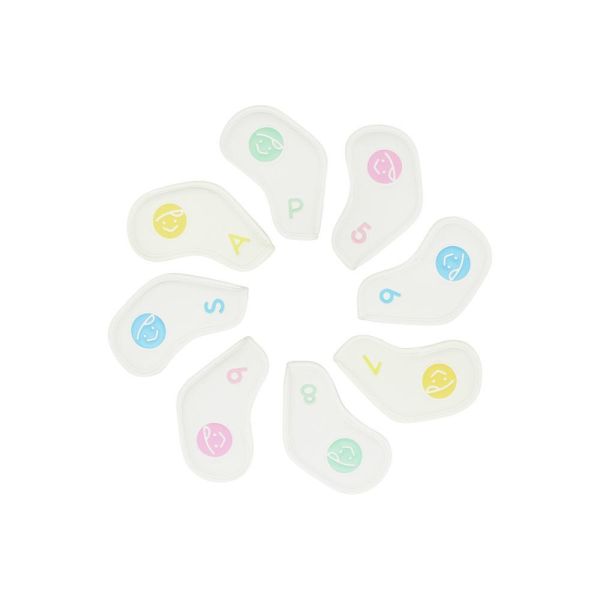 【 PIV'VEE 現貨 】皮革鐵桿套8入組 白 