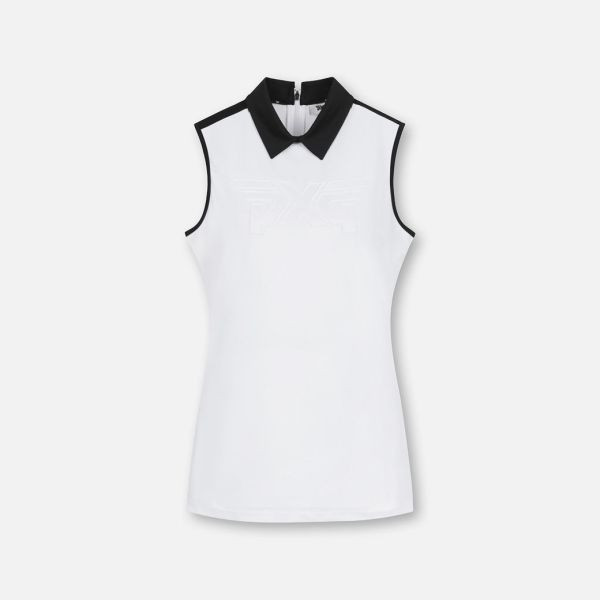 【 PXG 】女款速乾無袖上衣 白 