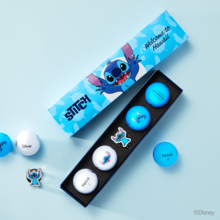 【 Volvik 現貨 】史迪奇聯名高爾夫三層球 4入 