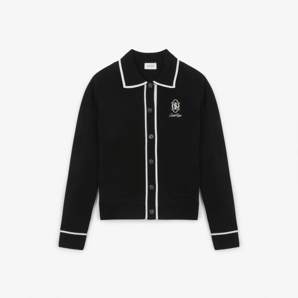 【 SOUTHCAPE 】女款翻領薄外套 黑 