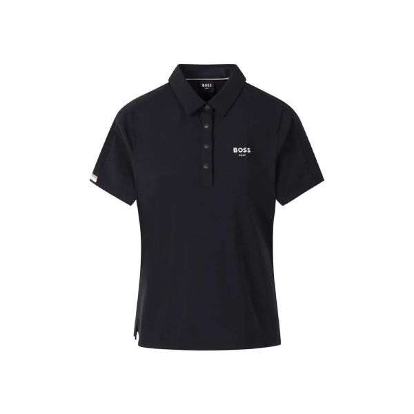 【 BOSS GOLF 】女款透氣polo衫 黑 