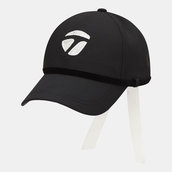【 TaylorMade 】女款綁帶棒球帽 黑 
