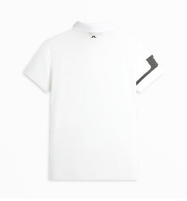 【 JL Ｌ現貨 】男款印花POLO衫 情侶款 白 