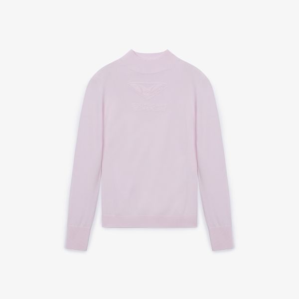 【 SOUTHCAPE 】女款高領針織上衣 粉 