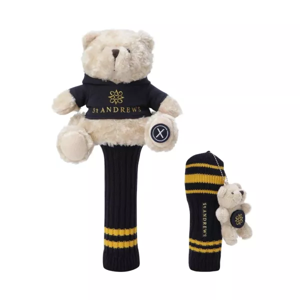 【 St ANDREWS 】小熊娃娃球桿套 木竿、綜合桿 