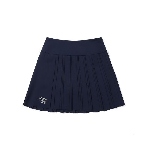 【 MALBON 24現貨 】不對稱短裙 藍 