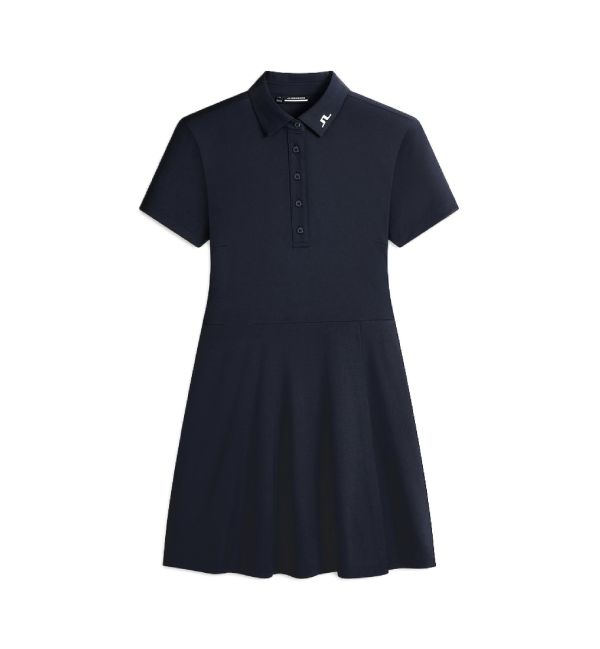【 JL  S現貨 】簡約POLO洋裝 藍 
