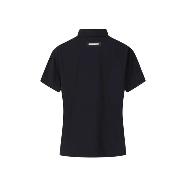 【 BOSS GOLF 】女款透氣polo衫 黑 